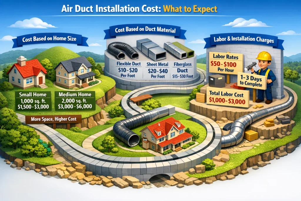 Air Duct Installation Cost