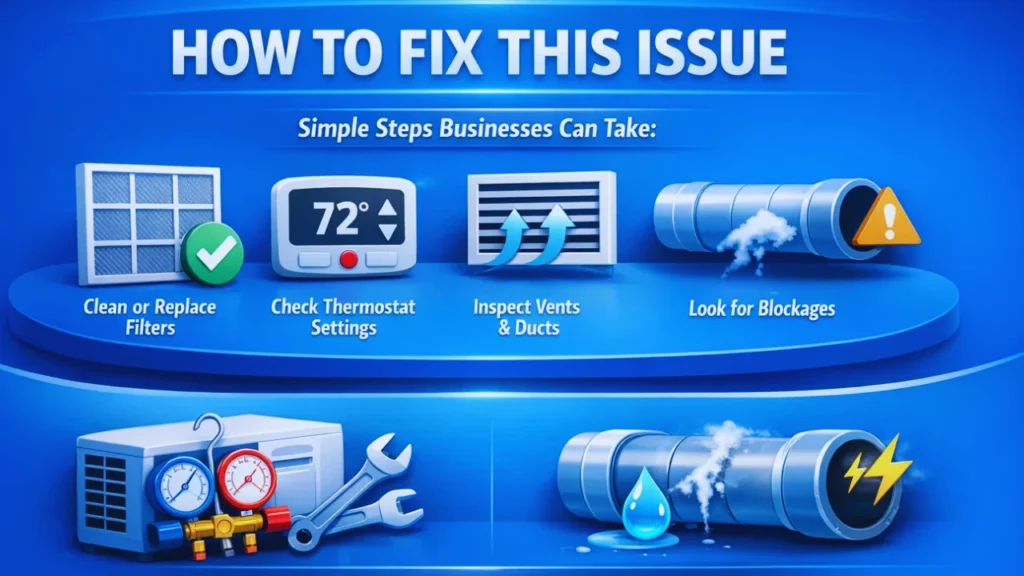 HOW TO FIX commercial ac ISSUE