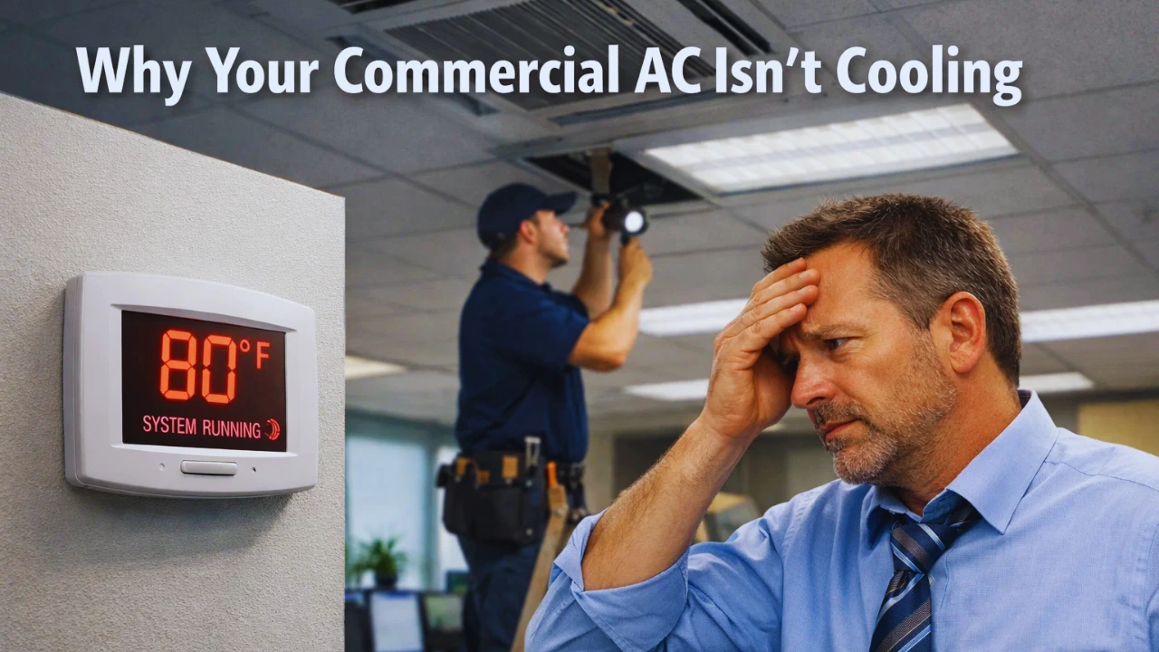 How to Fix a Commercial AC That Runs but Fails to Cool